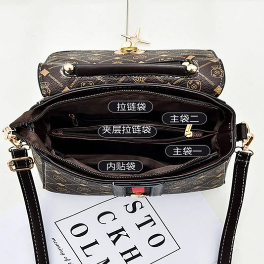 Luxury Monogram Shoulder Bag