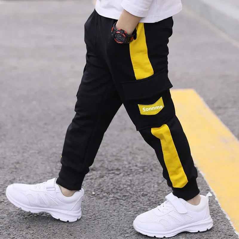 Boys Sporty Cargo Pants | Sizes 3T-12T | Multiple Colors