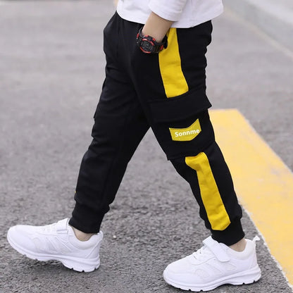 Boys Sporty Cargo Pants | Sizes 3T-12T | Multiple Colors