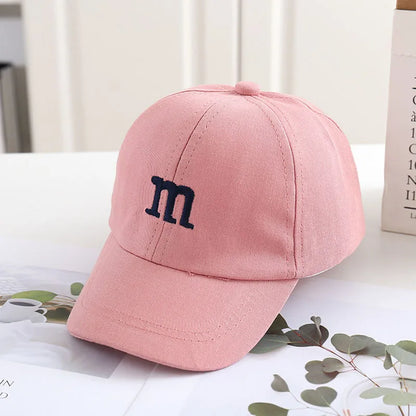 Letter M Baseball Cap – Babies & Toddlers | Adjustable | Multiple Colors