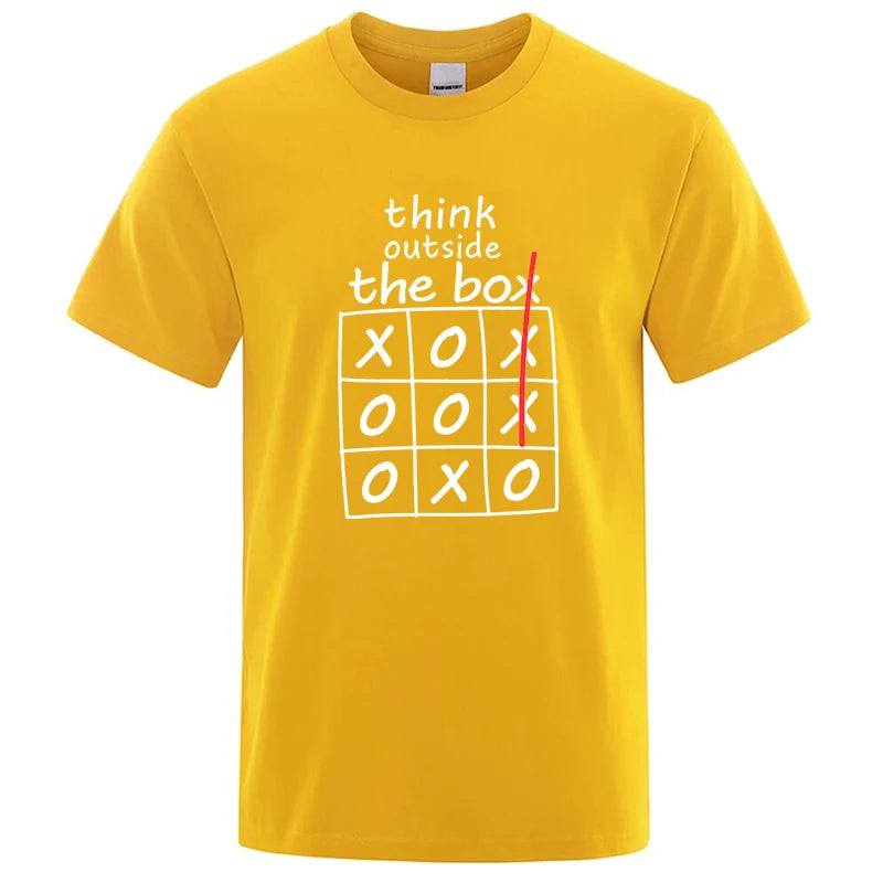 Camiseta Hombre "Think Outside The Box" | Manga Corta