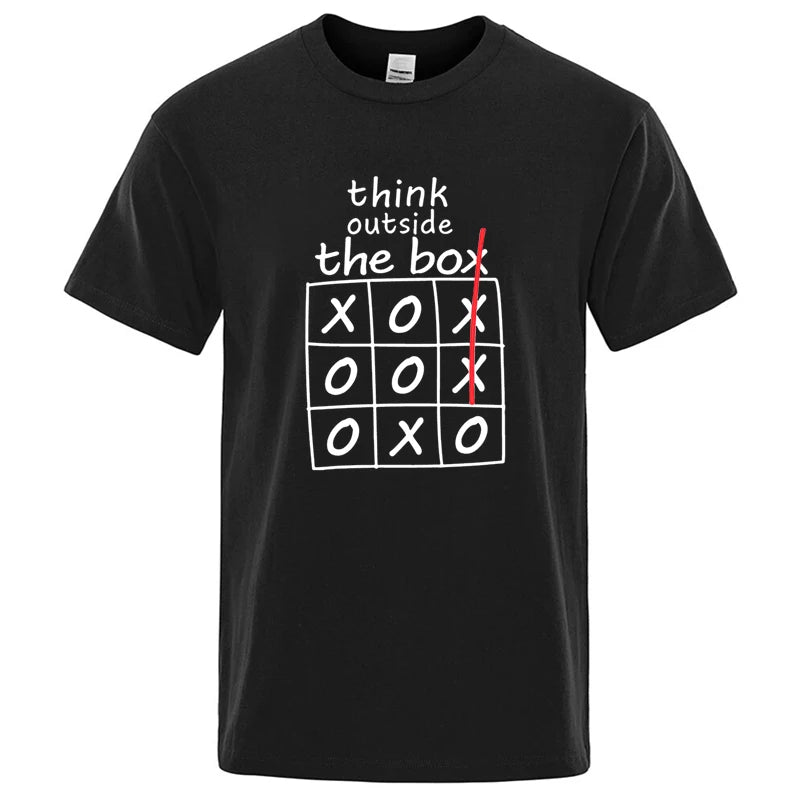 Camiseta Hombre "Think Outside The Box" | Manga Corta