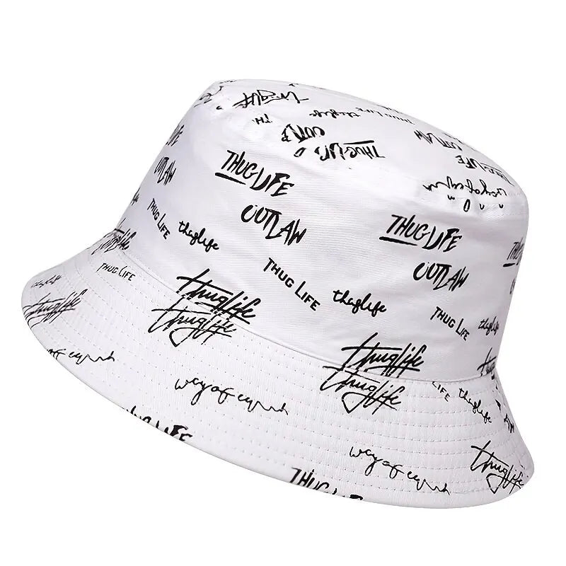 Unisex Letter Embroidery Bucket Hat – Outdoor Cap | Multiple Colors