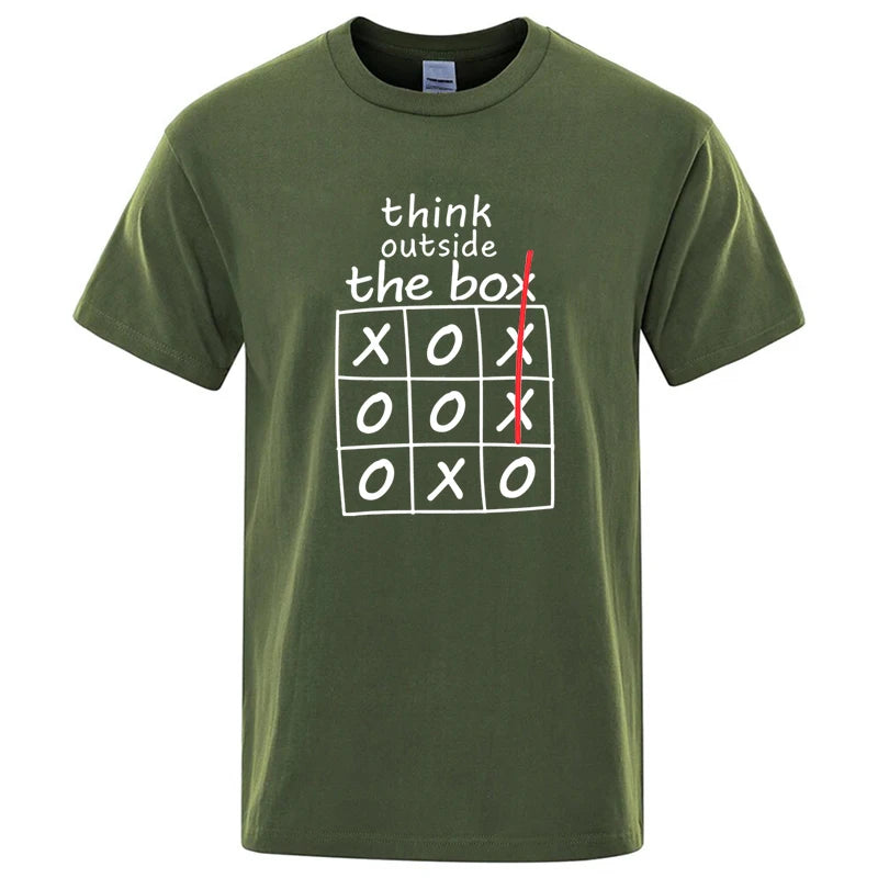 Camiseta Hombre "Think Outside The Box" | Manga Corta