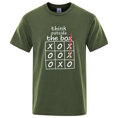 Camiseta Hombre "Think Outside The Box" | Manga Corta