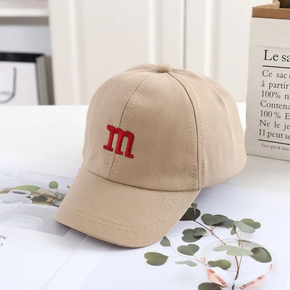 Letter M Baseball Cap – Babies & Toddlers | Adjustable | Multiple Colors