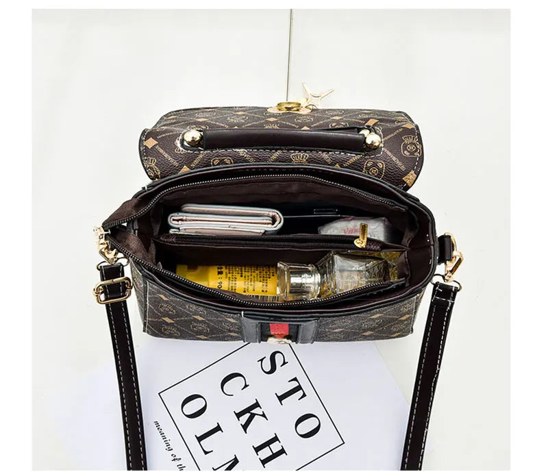 Luxury Monogram Shoulder Bag