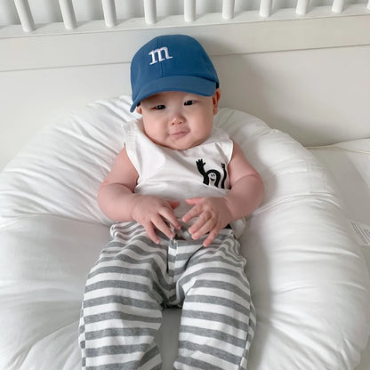 Letter M Baseball Cap – Babies & Toddlers | Adjustable | Multiple Colors