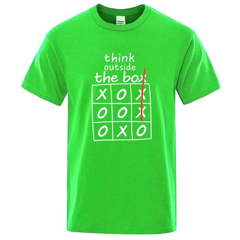 Camiseta Hombre "Think Outside The Box" | Manga Corta