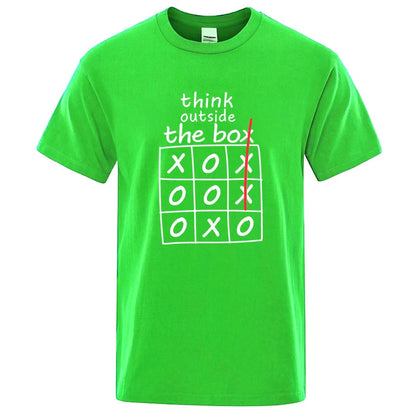 Camiseta Hombre "Think Outside The Box" | Manga Corta
