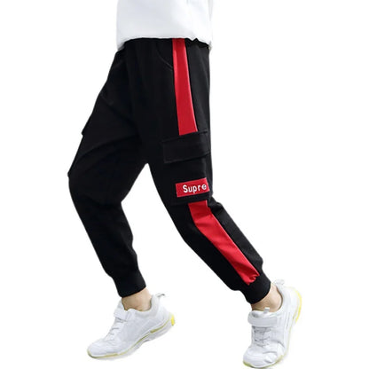 Boys Sporty Cargo Pants | Sizes 3T-12T | Multiple Colors