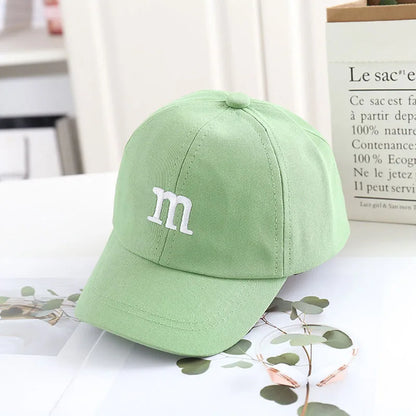 Letter M Baseball Cap – Babies & Toddlers | Adjustable | Multiple Colors