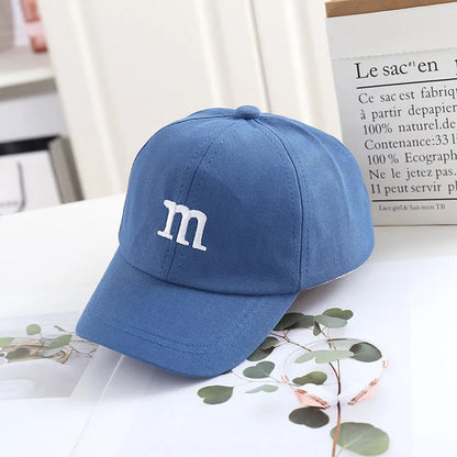 Letter M Baseball Cap – Babies & Toddlers | Adjustable | Multiple Colors