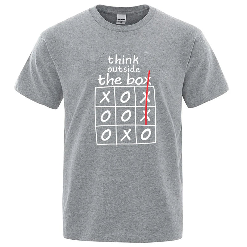 Camiseta Hombre "Think Outside The Box" | Manga Corta