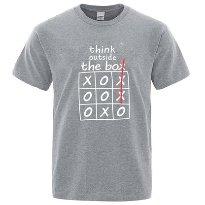 Camiseta Hombre "Think Outside The Box" | Manga Corta