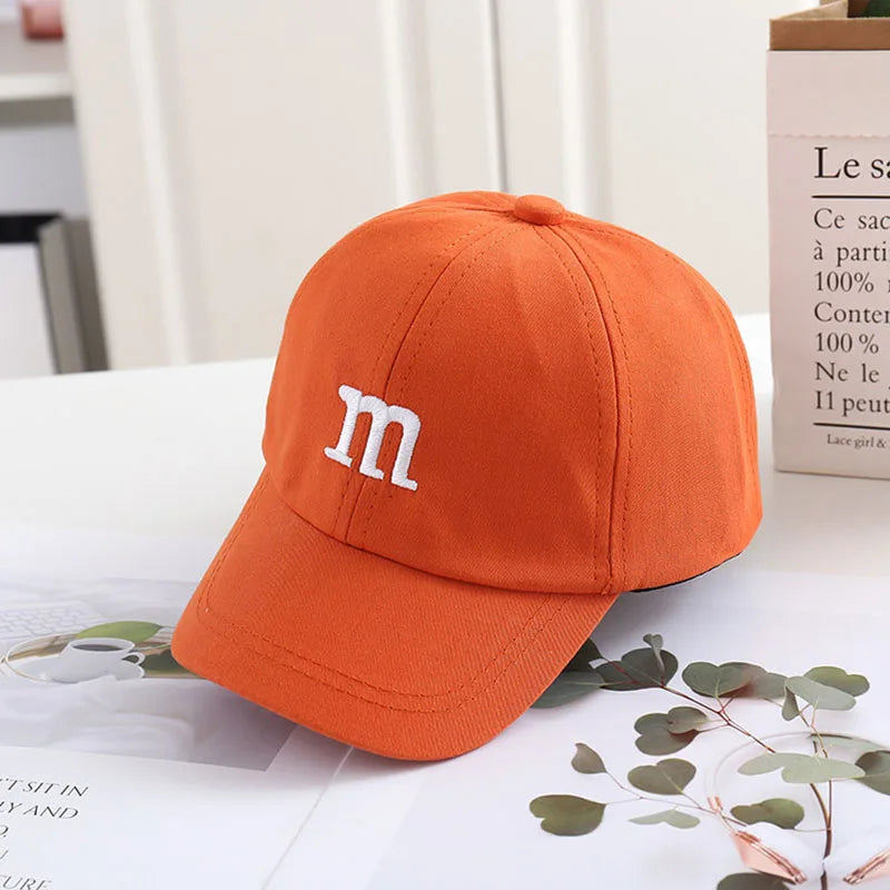 Letter M Baseball Cap – Babies & Toddlers | Adjustable | Multiple Colors