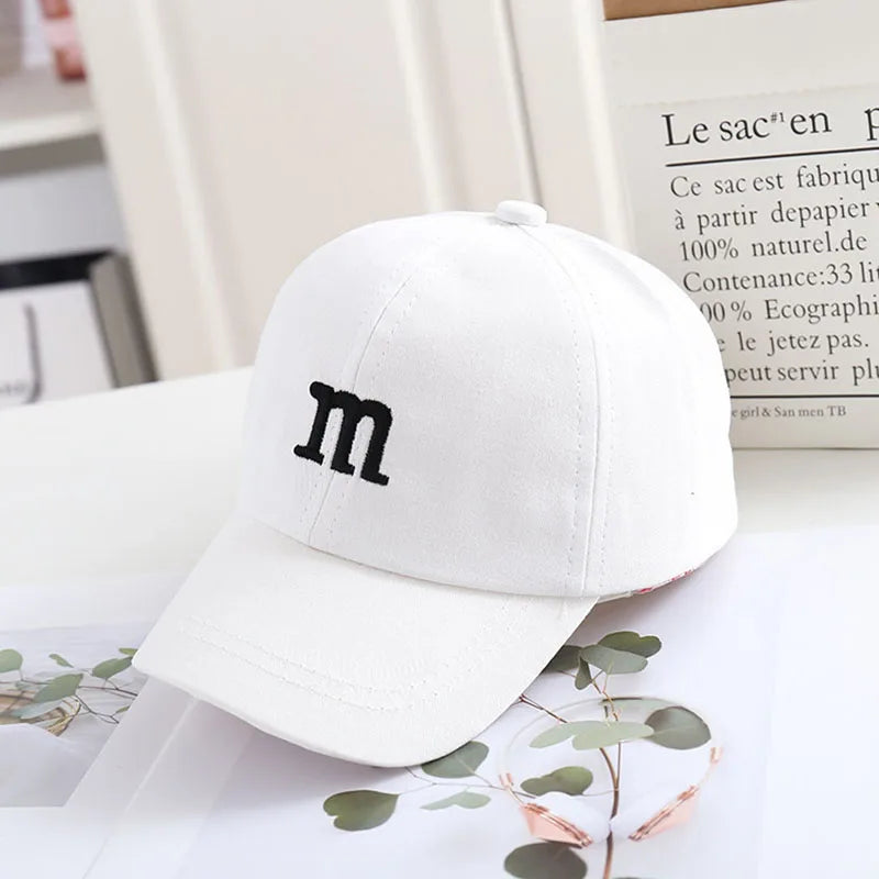 Letter M Baseball Cap – Babies & Toddlers | Adjustable | Multiple Colors