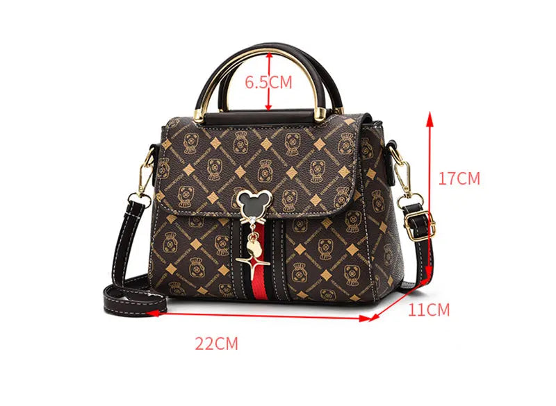 Luxury Monogram Shoulder Bag