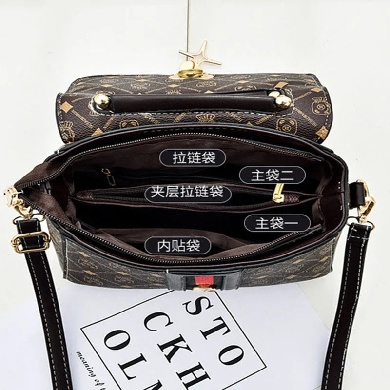 Luxury Monogram Shoulder Bag